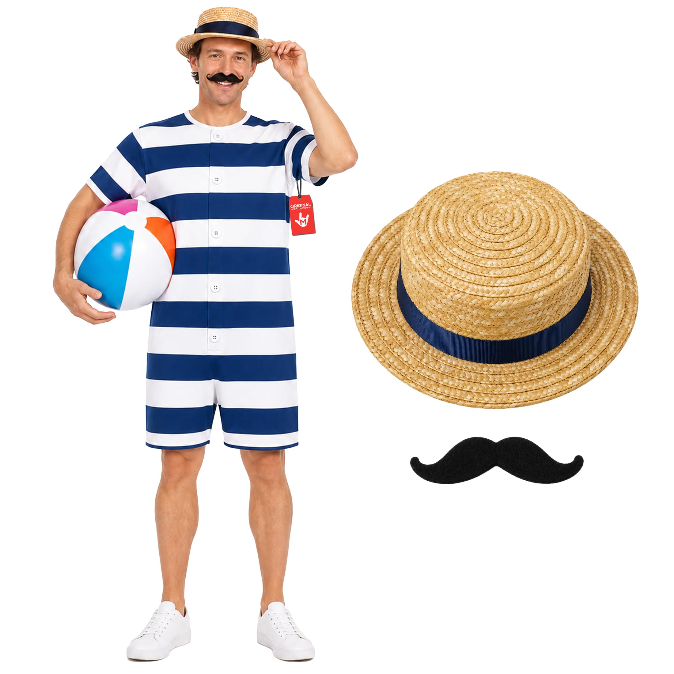 fun shack Old Time Bathing Suit Costume Men