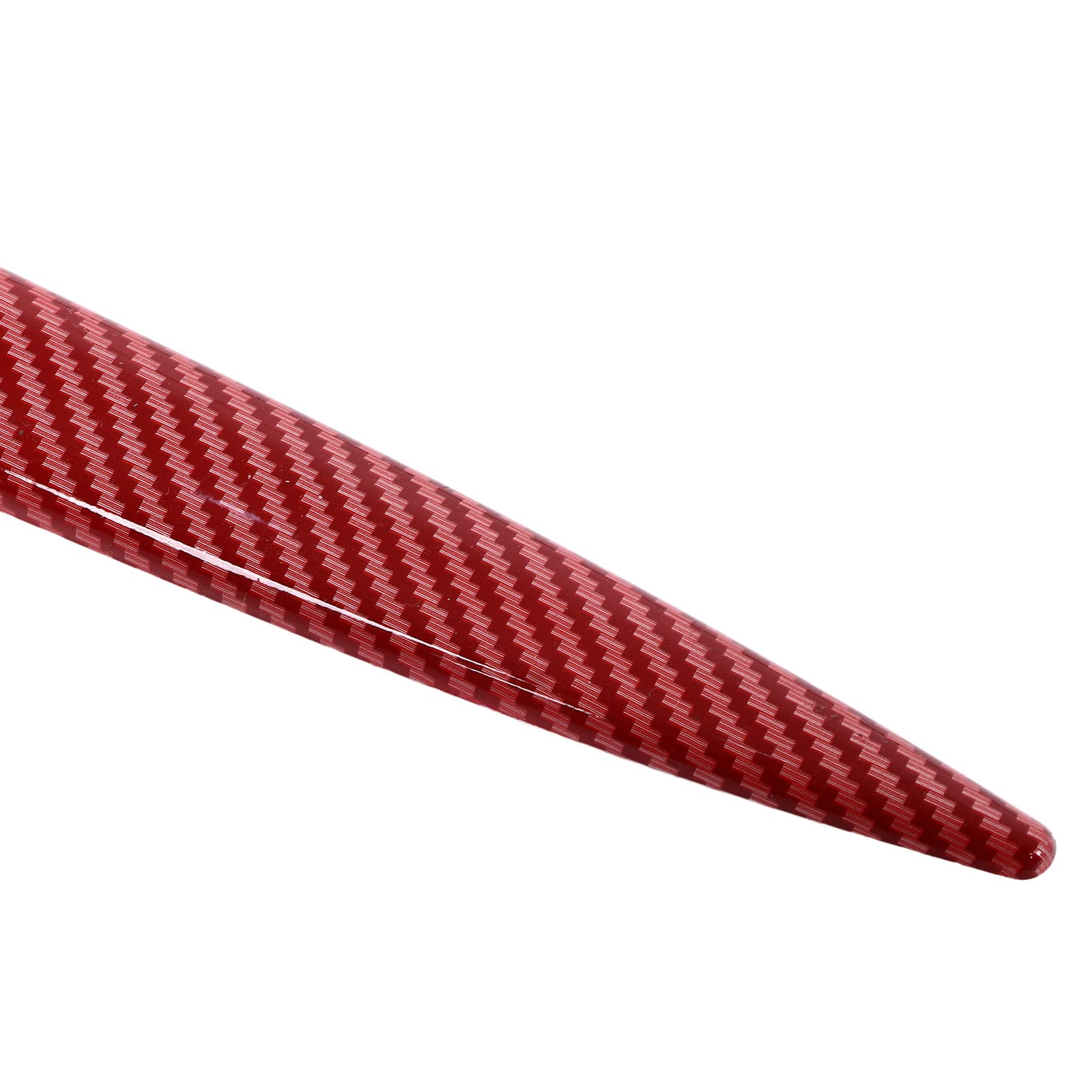 Ejoyous Embellecedor Lateral del Cuerpo Estilo de Fibra de Carbono Rojo Moldura Lateral del Cuerpo ABS 4 Piezas Protección Universal Autoadhesiva Impermeable para Puerta de Automóvil para Sedanes SUV