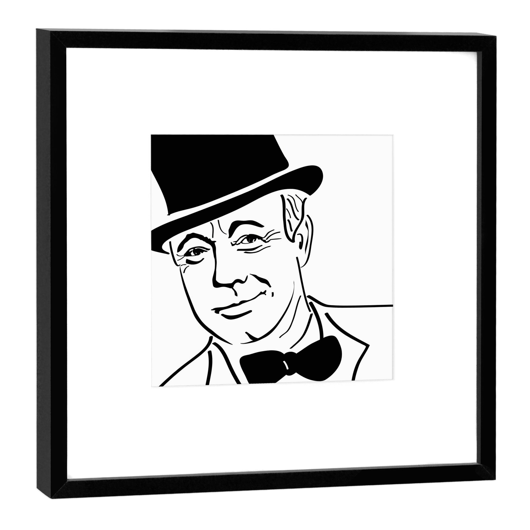 Heinz Rühmann tableau graphique décoratif pour l'ambiance bureau