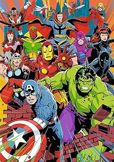 Puzzles - "1000 Premium Plus" - Marvel Heroes_FSC Mix 70% / Marvel Heroes