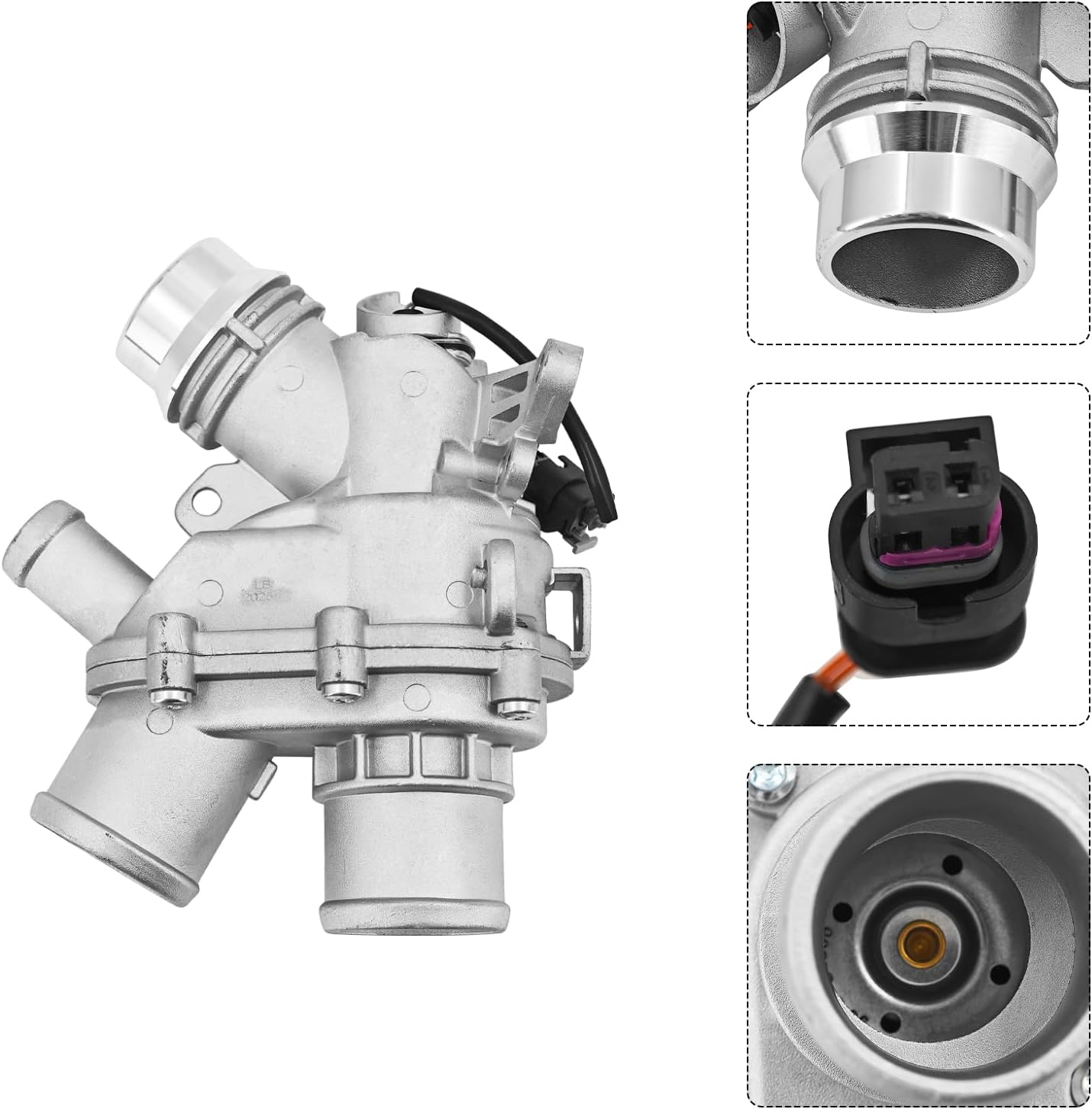 Upgraded Aluminum Coolant Water Pipe System Kit for Jaguar F-Type F-Pace XF XJ XE Discovery Range Rover 2010-2021 Replcace# LR109401 LR092992 LR090630 LR048474 LR097165 LR107288 LR028136