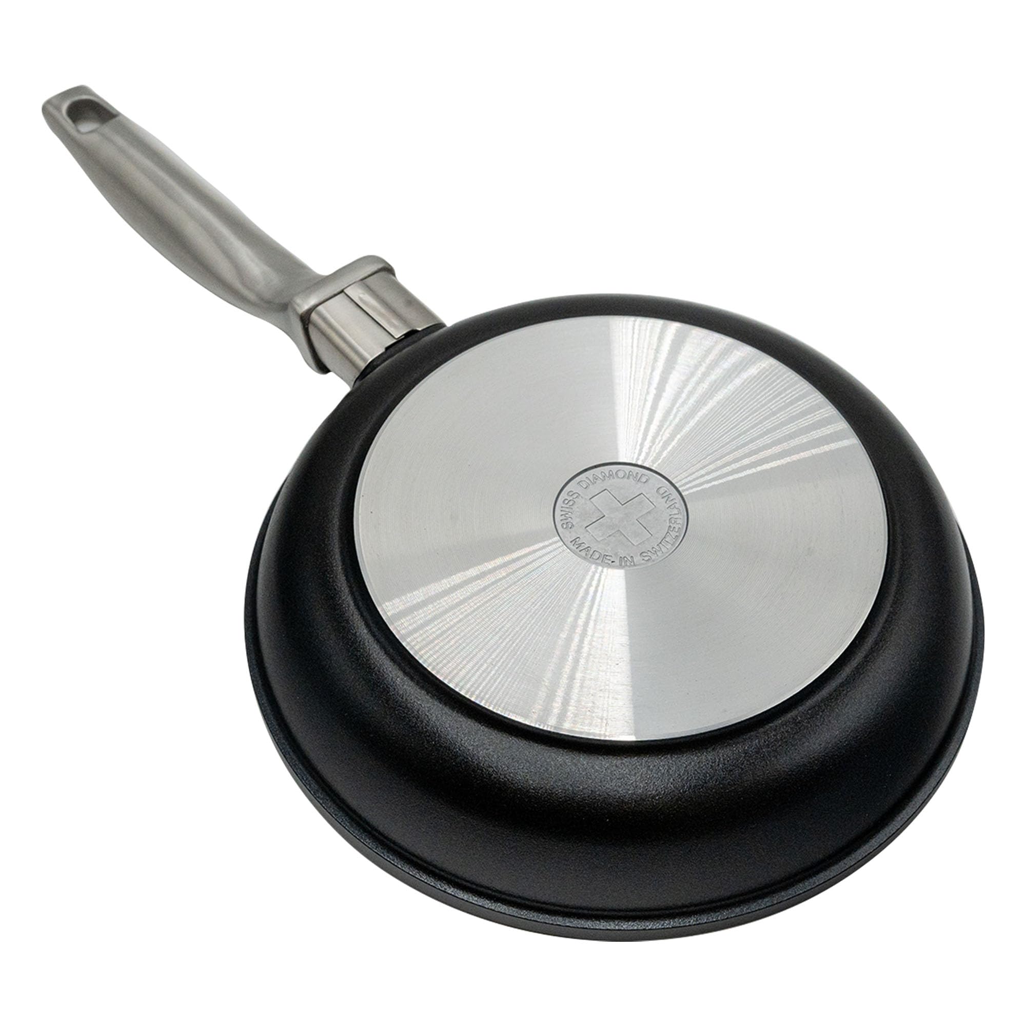 Swiss Diamond Padella antiaderente ibrida in ceramica e infuso di diamanti, senza PFAS e PFOA, lavabile in lavastoviglie e forno (20,3 cm)