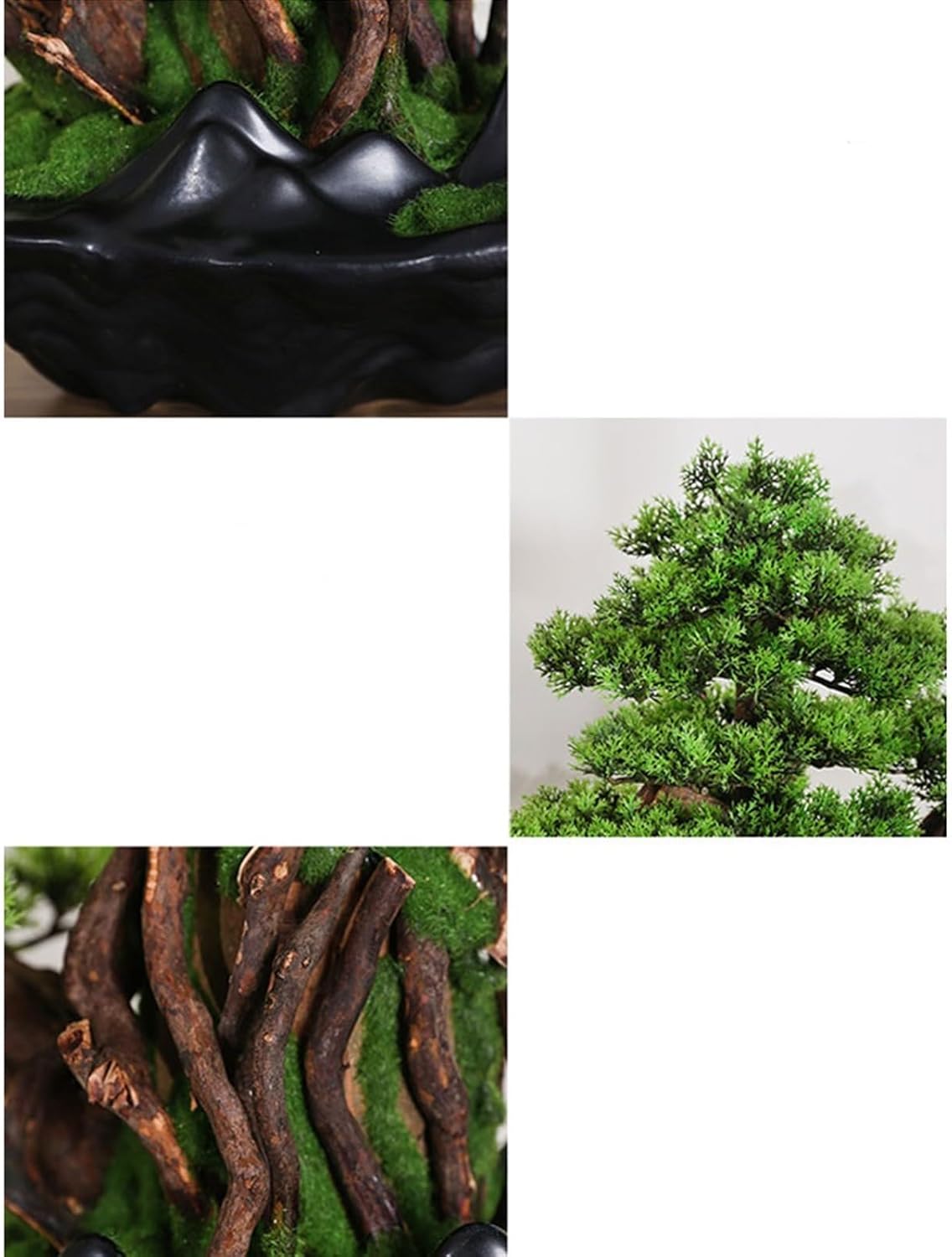 Artificial Tree Hotel Living Room Desktop Ornaments Simulation Tree Bonsai Modeling High-end Luxury Fake Greenery Landscaping Artificial Plants Indoor