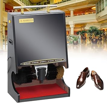 Electric Shoe Polisher, Automatic Shoe Cleaning Machine for Shoes, Boots, Bags, and Sofas - Efficient Household Polishing Solution