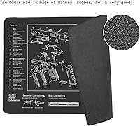 Vista 2 de Alfombrilla de mouse para juegos, alfombrilla de mouse cuadrada grande extendida, alfombrilla de limpieza XL, alfombrilla de mouse con textura