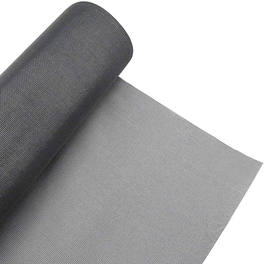 Loboo Idea Fiberglass Window Screen Mesh, Replaceable Window Screens Mesh/Fiberglass Screen Roll for Fiberglass Door, Window Screen and Courtyard Wall(150x100cm (59x39.37 Inches),Gray)