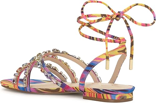 Miniatura 6 de Jessica Simpson Sandalias planas con cordones Rabenie para mujer