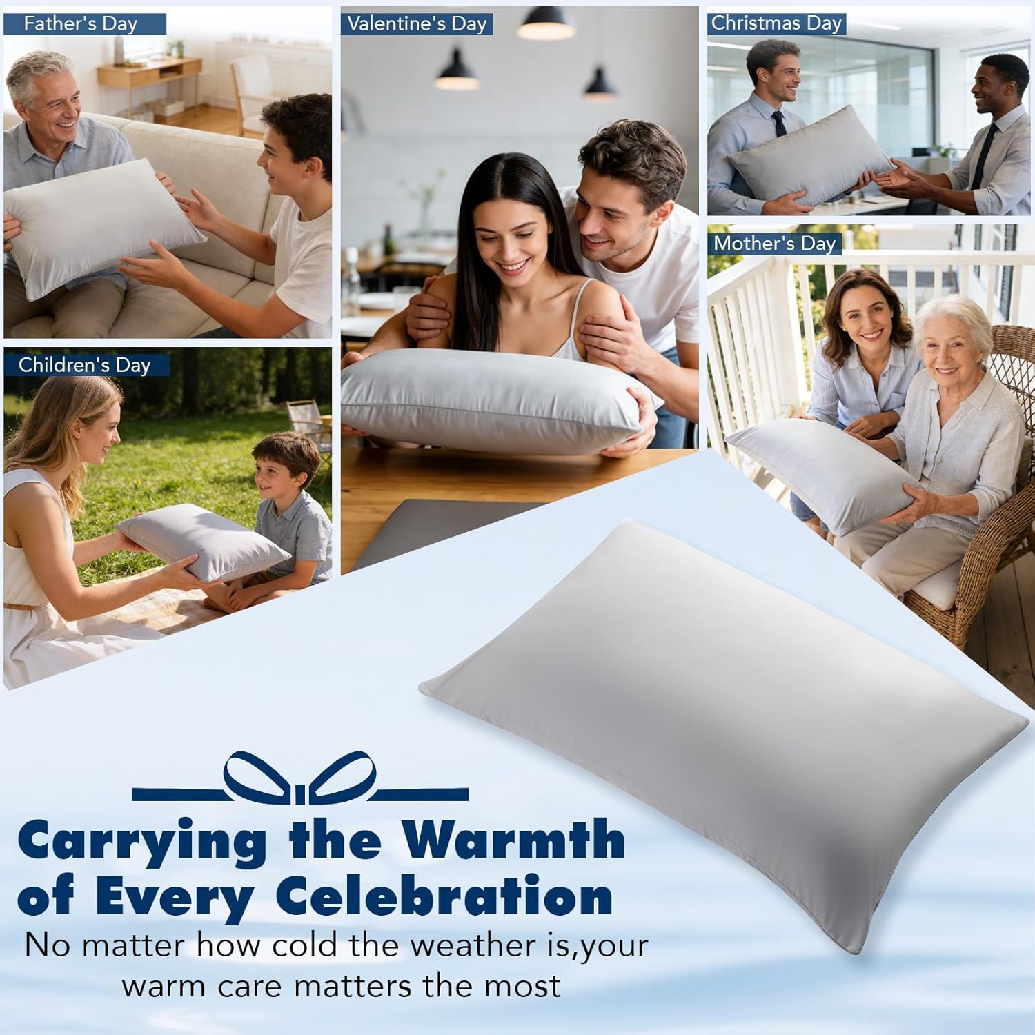 SUPA MODERN Cooling Pillow Cases for Hot Sleepers Pillow Covers Queen Size Set of 2, Cool Pillow Cases Envelope Closure,Ultra Soft& Silky Smooth for Hair&Skin Care, Gifts for Women Men, Grey 20x30in