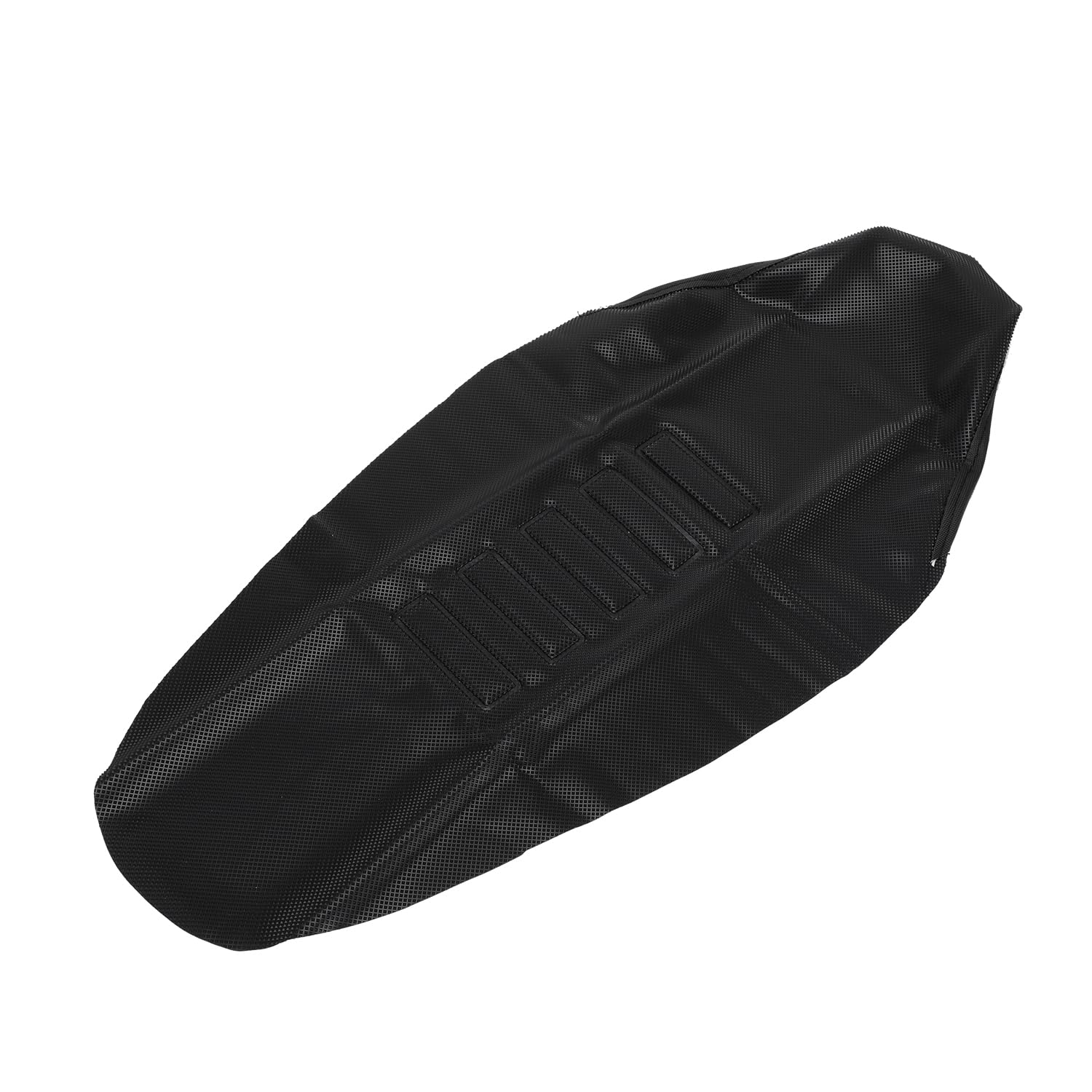 Universaler Gummi-Motorradsitzbezug für Fantic XMF 125 XX XXF XE XEF 50cc 125cc 250cc 450cc 2T 4T Motocross Enduro Motard Rally Schwarz