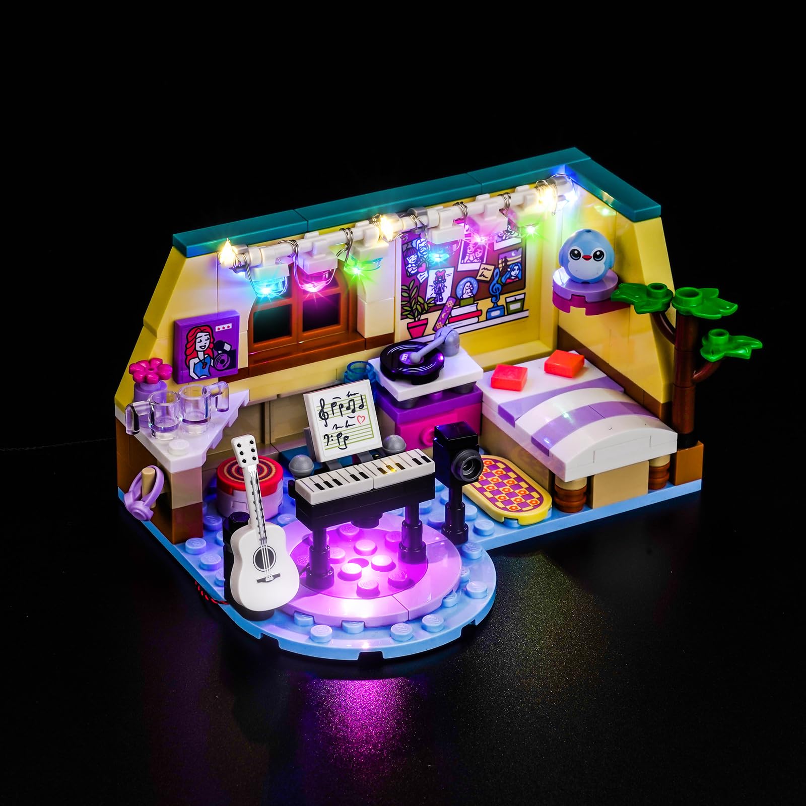 Kit d'éclairage LED compatible avec Lego Paisley's Room 42647 (pas de modèle), kit d'éclairage décoratif compatible avec Lego 42647 Paisley's Room Jouet créatif - 2