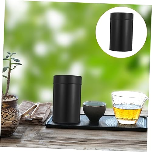 Miniatura 5 de Hemoton Té de metal para té, lata de té, tarro decorativo para alimentos, favorece la caja de hojalata, organizador de almacenamiento de té suelto