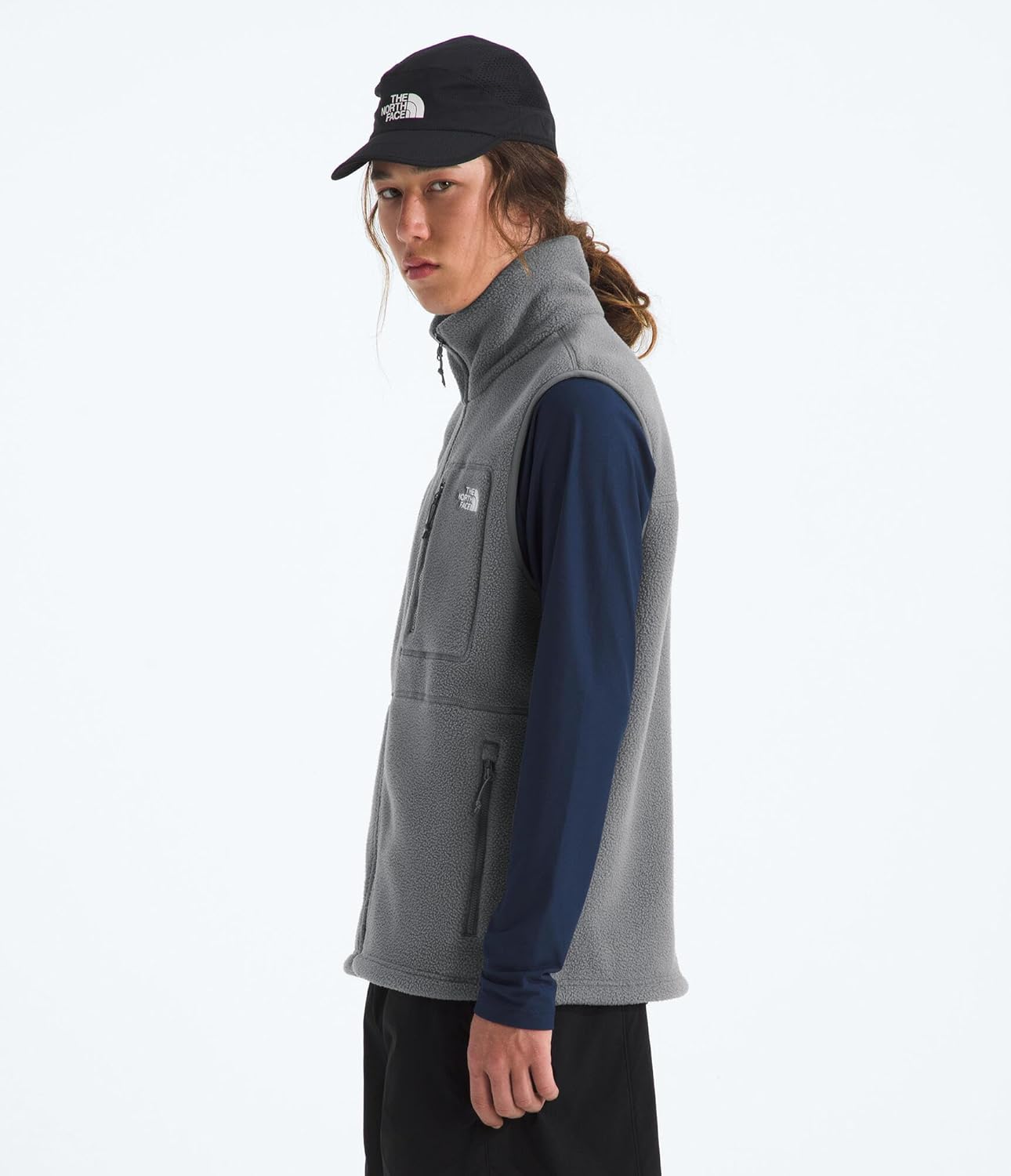 The North Face mens Yumiori Vest - Lightweight Fleece Zip Up With Stretch Fabric, Internal Cinch Cord & Secure Zip Pockets - Image 2