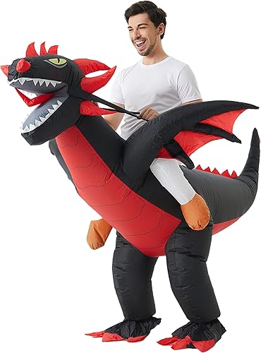 Miniatura 6 de Inflatable Dragon Costume Halloween Inflatable Blow-up Costume for AdultsManChristmas Party