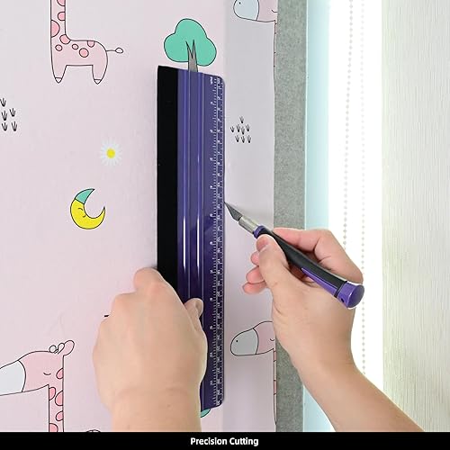 Miniatura 20 de EHDIS Papel Pintado Kit de herramientas de alisado Papel Pintado Cepillo de alisado Papel Pintado Grande para Aplicar Papel Pintado Pelar y Pegar