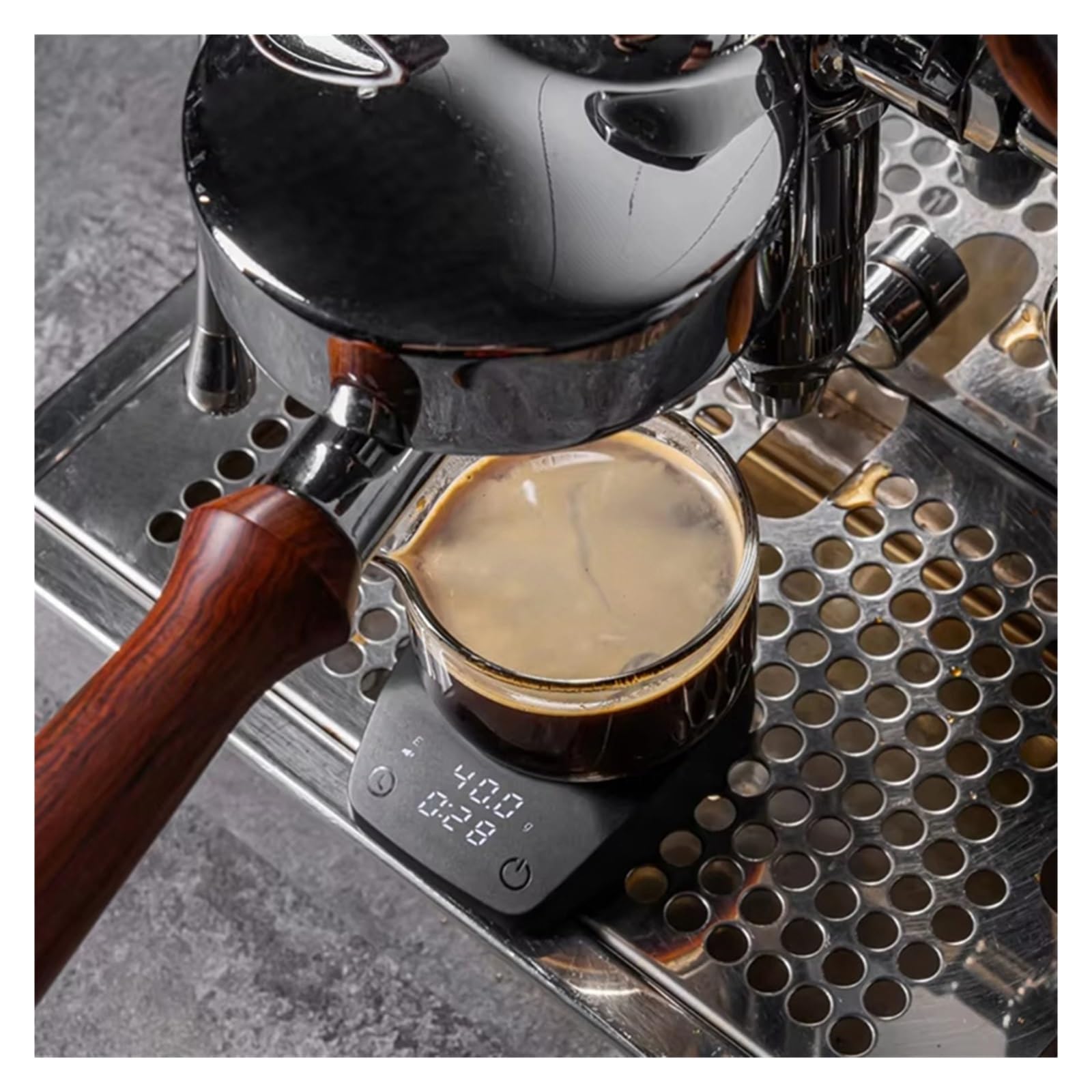 Balances numériques, Mini balance à café avec minuterie, balance à expresso étanche 0,1g