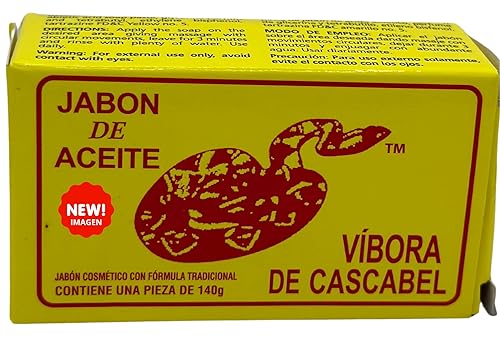 Miniatura 4 de Jabón de aceite de vibora de cascabel (4.94 oz) jabon para la cara y todo el cuerpo- Ayuda a eliminar el acné y pañoJabón de serpiente de cascabel