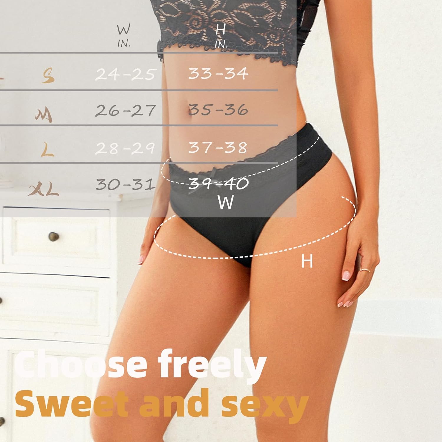 Cotton Lace Thong For Women No Show T Back Low Waist Underwear Ladies Seamless Panties Soft Tanga 5-Pack - Image 6