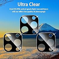 Vista 38 de 3 Pack Tempered Glass Camera Lens Protector for iPhone 12 6.1", Ultra HD, 9H Hardness, Anti-Scratch, Case Friendly, Easy to Install