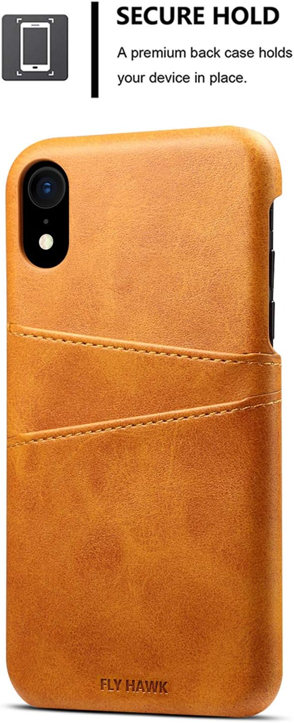 Wallet Case Compatible iPhone XR/ 10R, Slim PU Leather Back Case Cover Credit Card Holder for Apple iPhone XR/iPhone 10R (2018) 6.1 inches Khaki