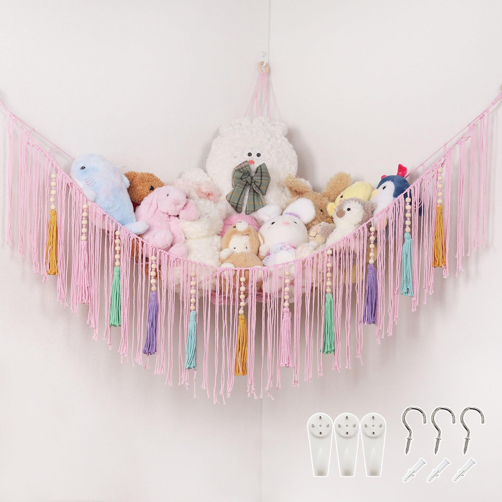 Hamac de rangement peluche pour libérer le sol et supprimer le désordre des jouets