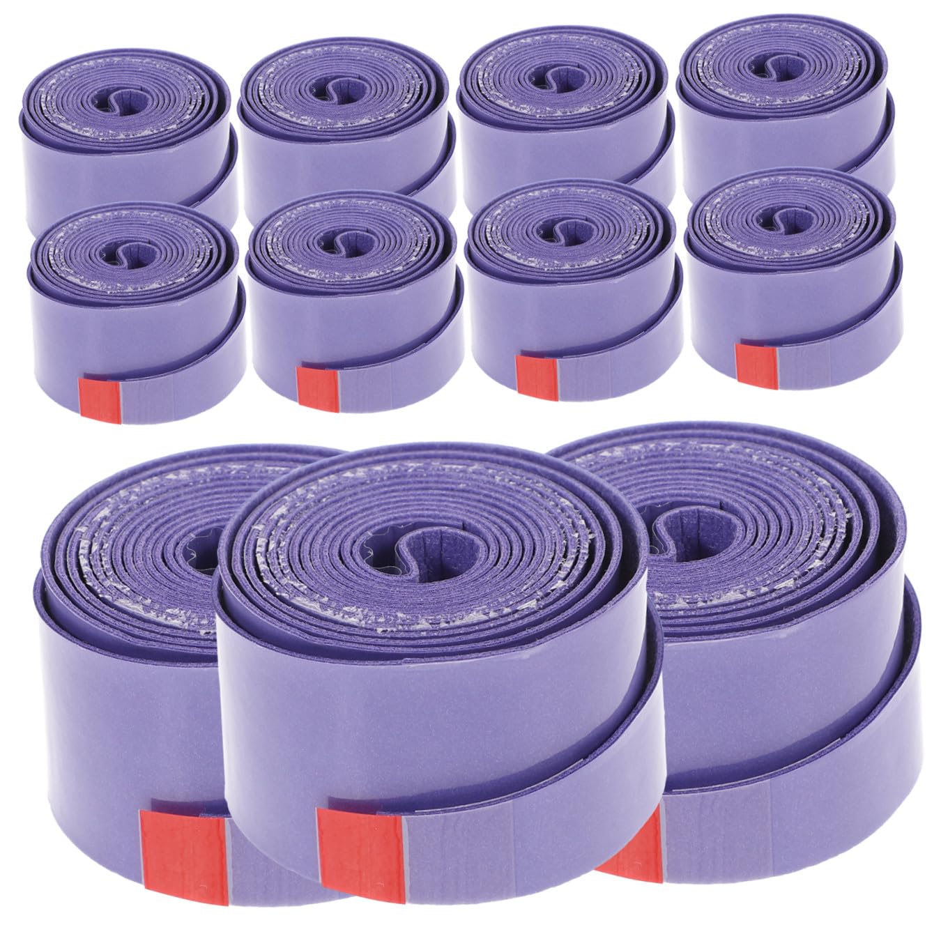 Toyvian Fascia bandalette strenne Impugnatura Assorbente per Racchetta da Tennis overgrip per Racchette da Badminton Fasce per Racchette assorbenti Il ​​Sudore Viola,Porpora