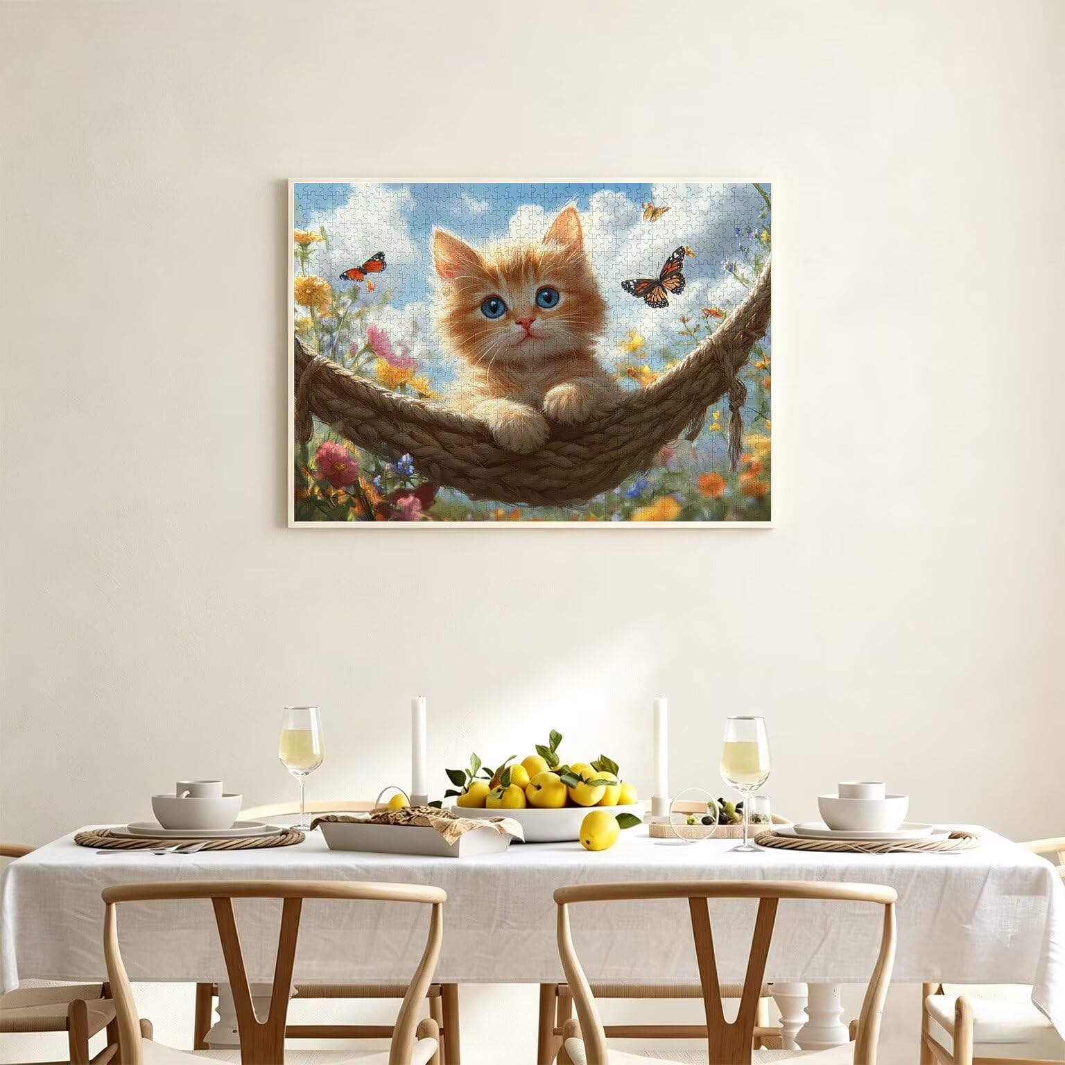 Puzzle 3000 elementów dla dorosłych, gry rodzinne, Cat Spring, n-493