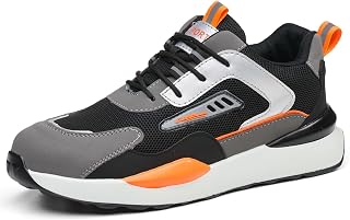 Lightweight Composite Toe Safety Work Shoes for Men Women Safety Shoes | Puncture Proof, Safety Sneakers, Non Slip Work Shoes, Breathable, Comfortable, Construction Factory Jobs