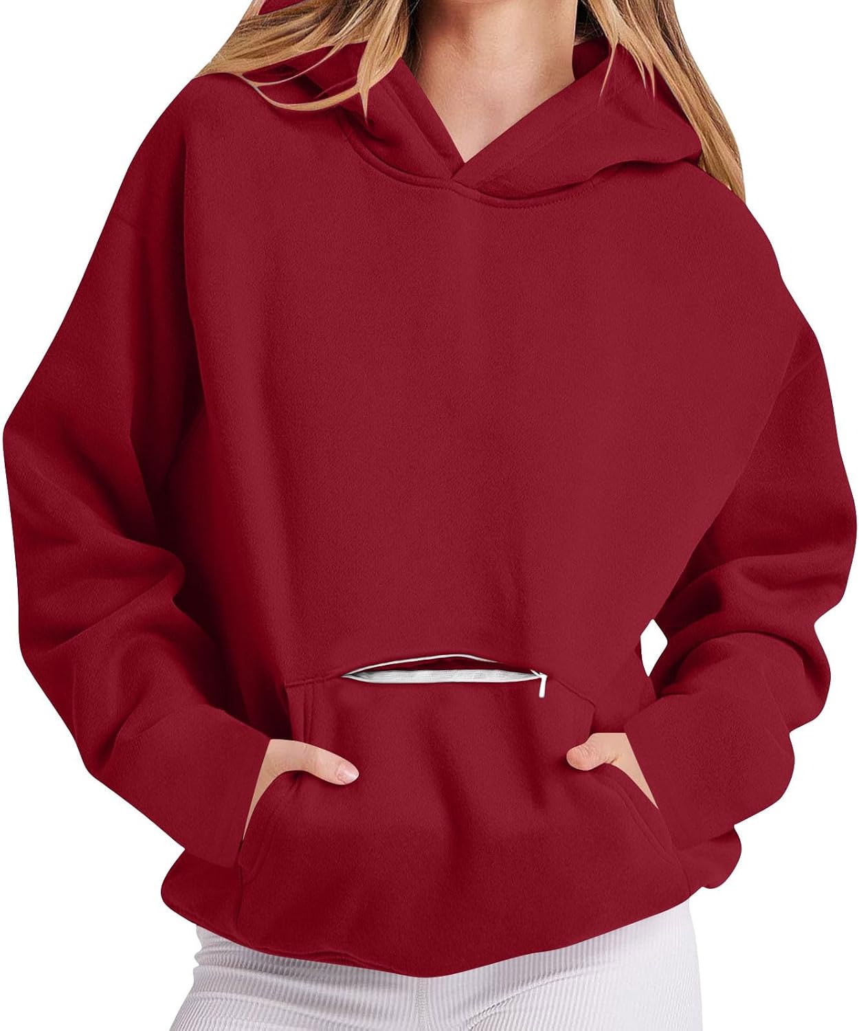 Women's Oversized Hoodie Sweatshirt with Large Kangaroo Pocket Pullover Top