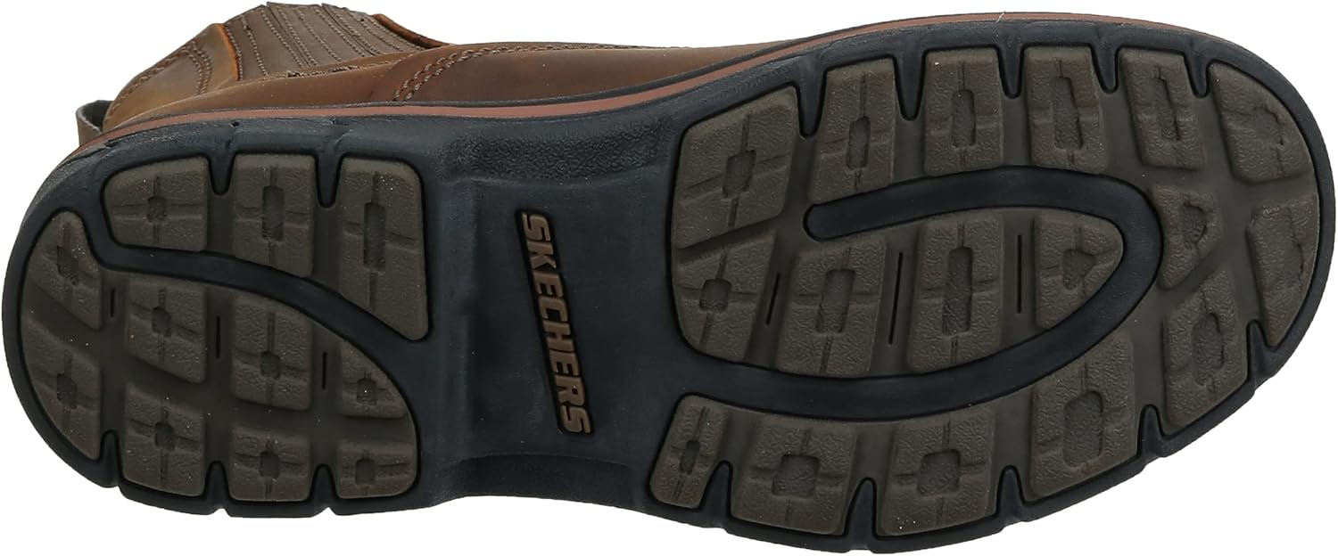 Skechers Men's Relaxed Fit Segment - Dorton Boot 9.5 Dark Brown