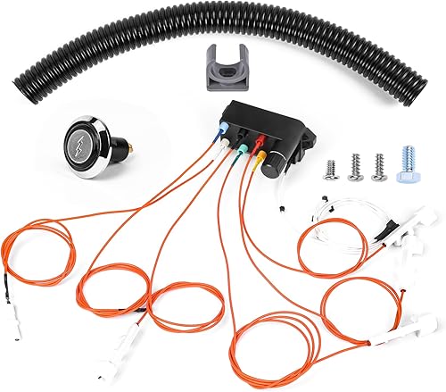 Miniatura 2 de Uniflasy 67532 Botón de encendido de parrilla para parrillas de gas Weber Genesis II 330335 (modelos años 2017 y posteriores), kit de encendido de