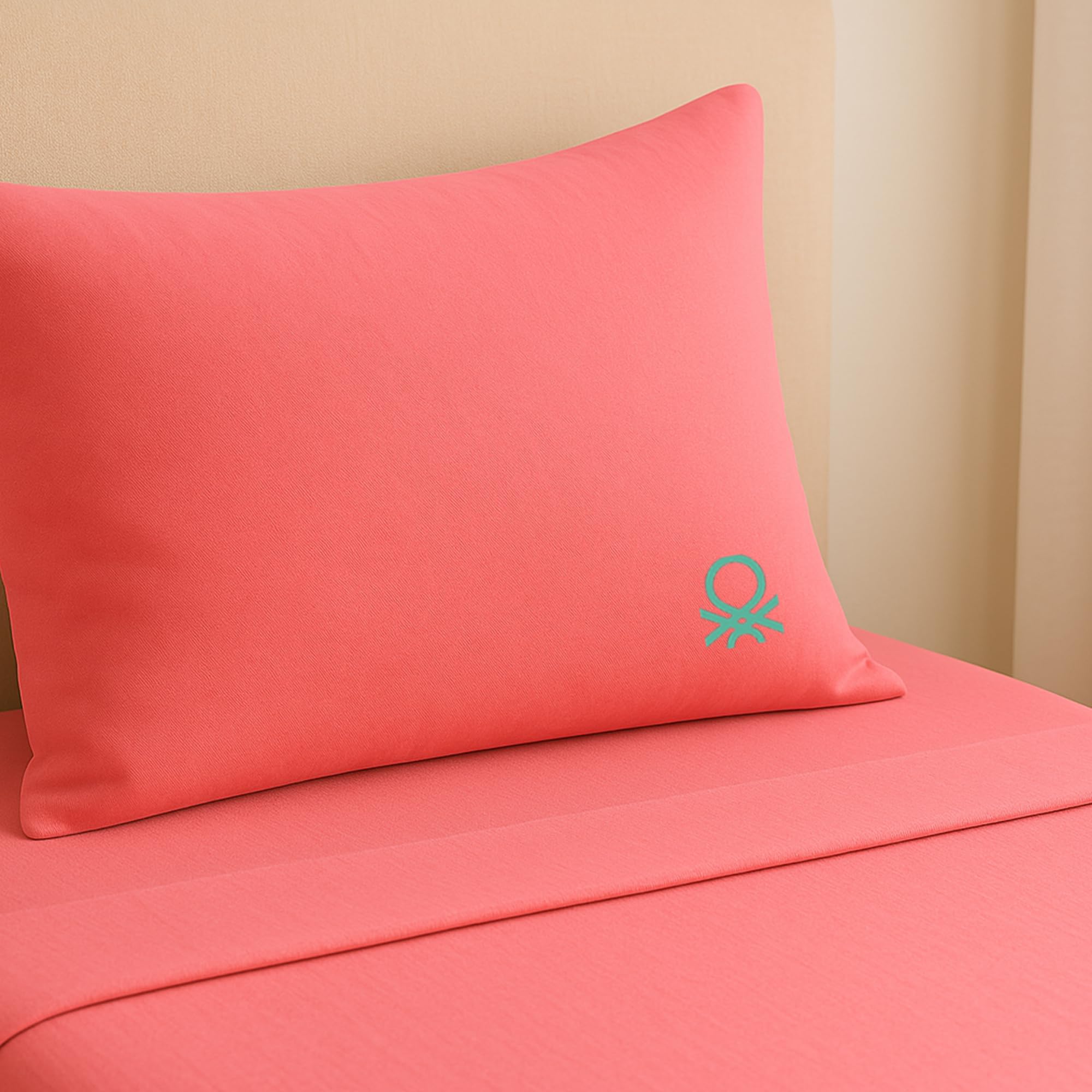 Set 3PZS Sabana Individual: Sabana Plana(160x240CM C/Dobladillo Simple 5CM) + Sabana Bajera (90X200+30CM Flap) + 1 Funda DE Almohada (45x115CM) 100% Algodon