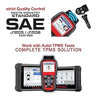 Vista 7 de Autel Sensores TPMS - Sensores MX programables, 315 MHz/433 MHz, universales (20 piezas, válvulas de goma), programados por TPMS Tool
