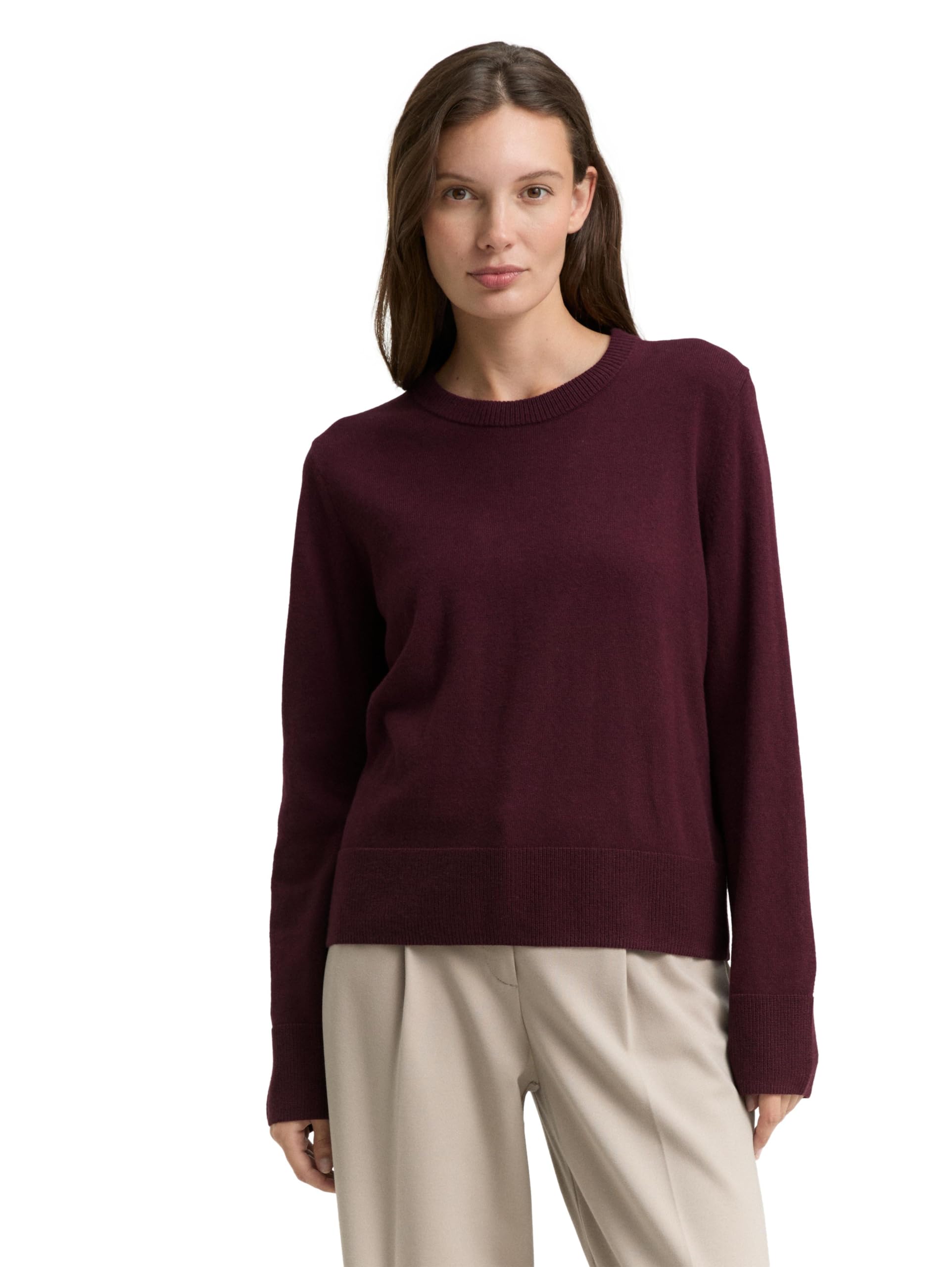 TOM TAILOR Denim Damestrui, 38545 - Grape Leaf Green Melange, L
