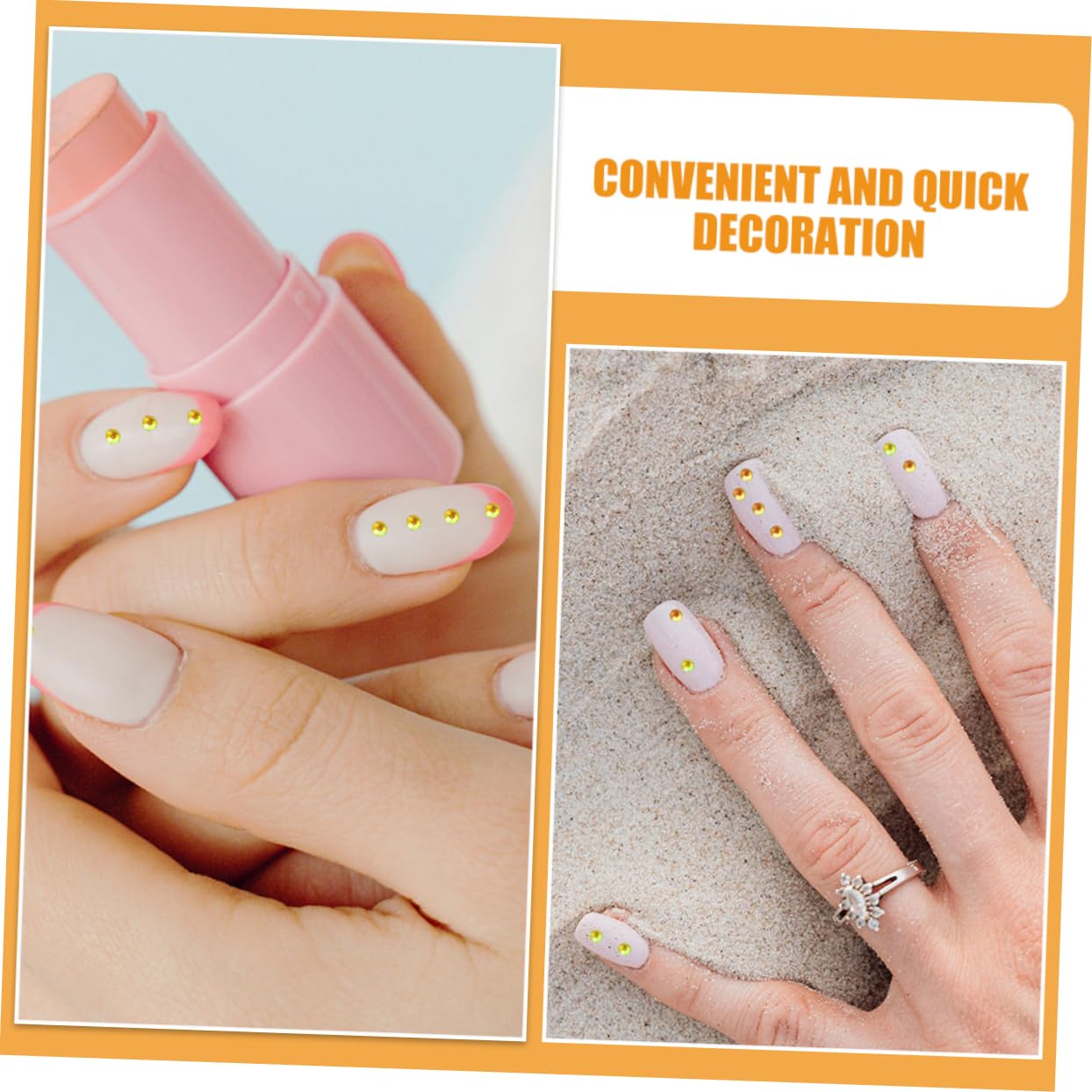 STOBOK 8640pezzi Strass Per Unghie Piatto Gemme Per Decorazioni Manicure Per Nail Art e Crafting