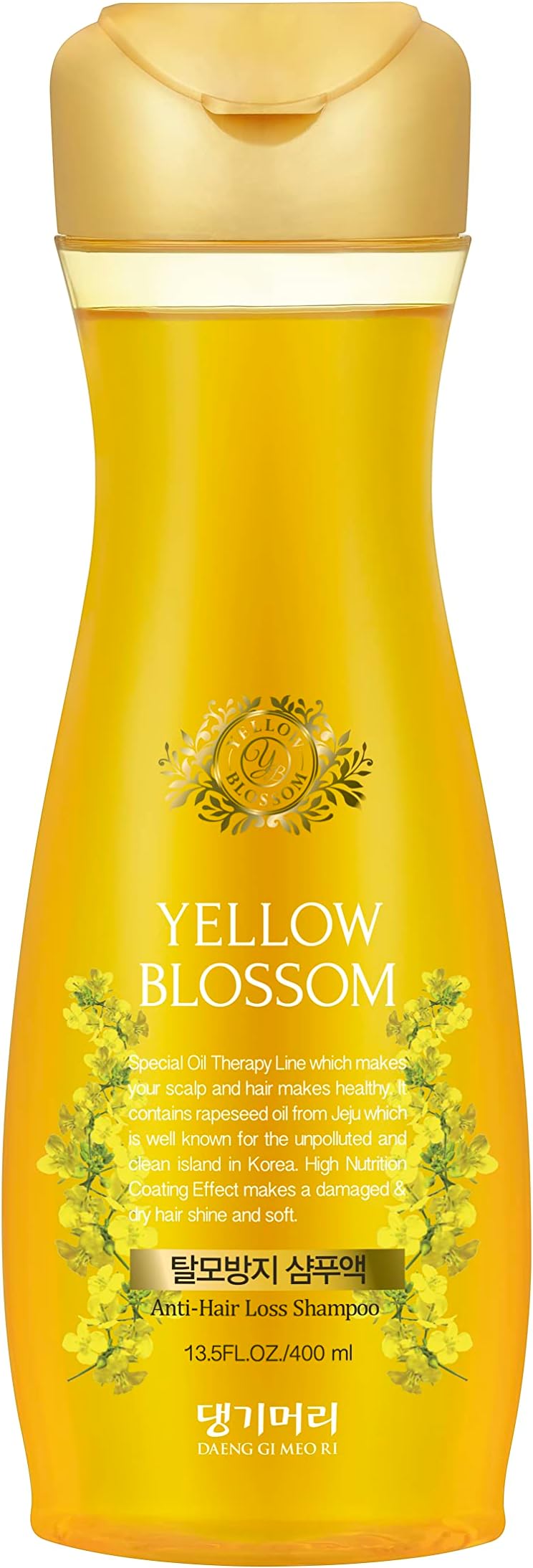 Yellow Blossom Hair Loss Care Shampoo, Anti Hair Loss, Hair Shine, Scalp Nourishing and Moisturizing, 400ml