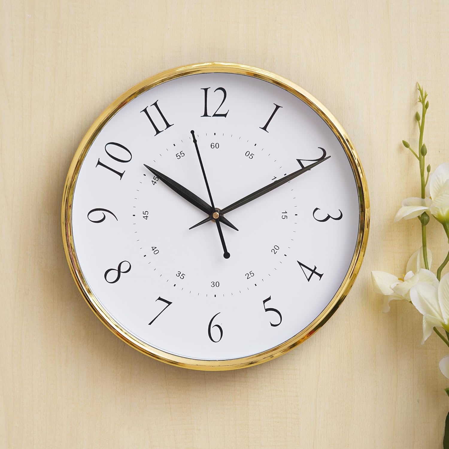 Buy elkart Premium Plastic Wall Clock for Home and Office Decor