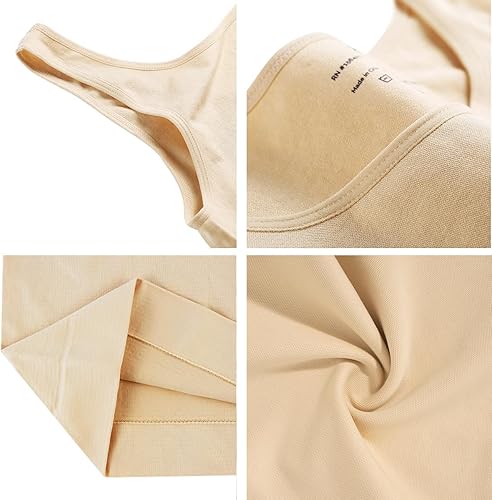 Vista 5 de EUYZOU Women Tummy Control Shapewear Tank Tops - Seamless Body Shaper Compression Shirts