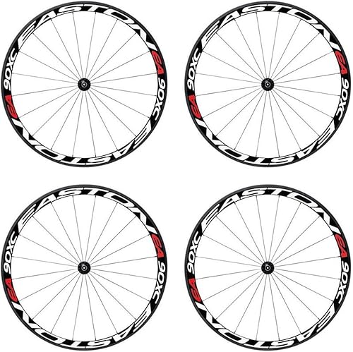 Miniatura 1 de Paquete de 4 calcomanías reflectantes para bicicleta, llantas de bicicleta