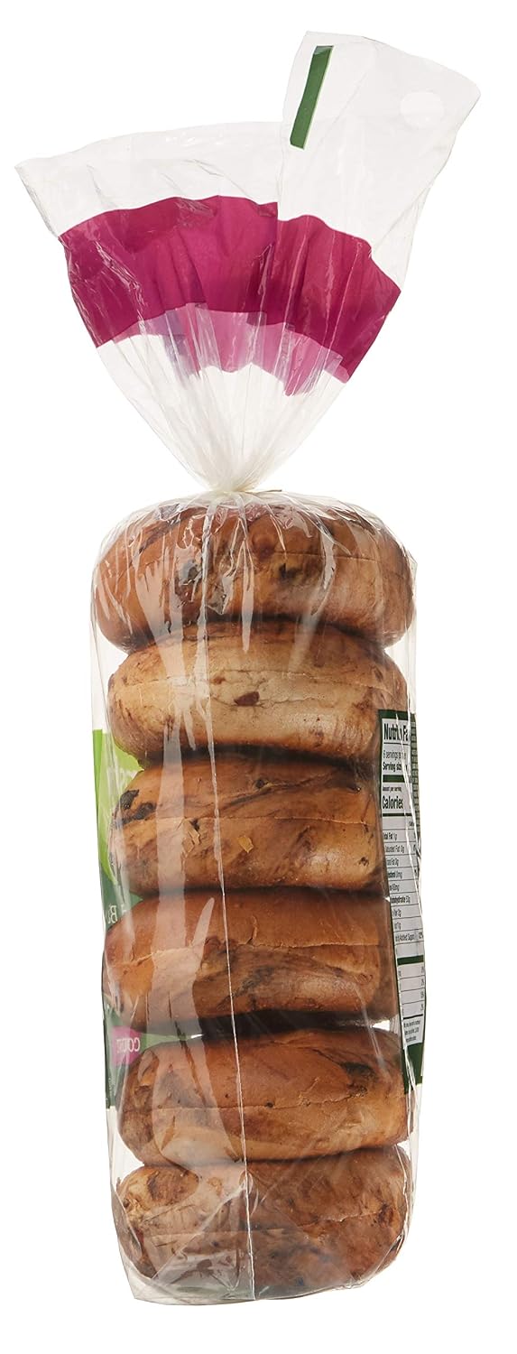 Fresh Brand – Cinnamon Raisin Pre-Sliced Bagels, 21 oz (6 ct)