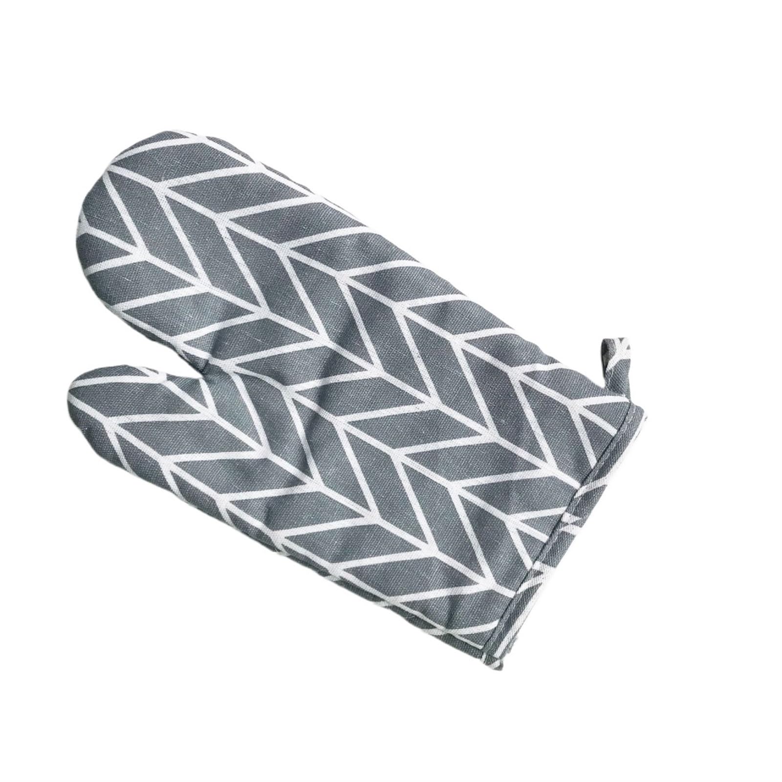 Oven Gloves Oven Gloves Kitchen Potholders Pad Stove Set Mitts Heat Resistant Thermal Anti-heat Take Hot Pot Cooking Insulation for Your Kitchen(Grey2)