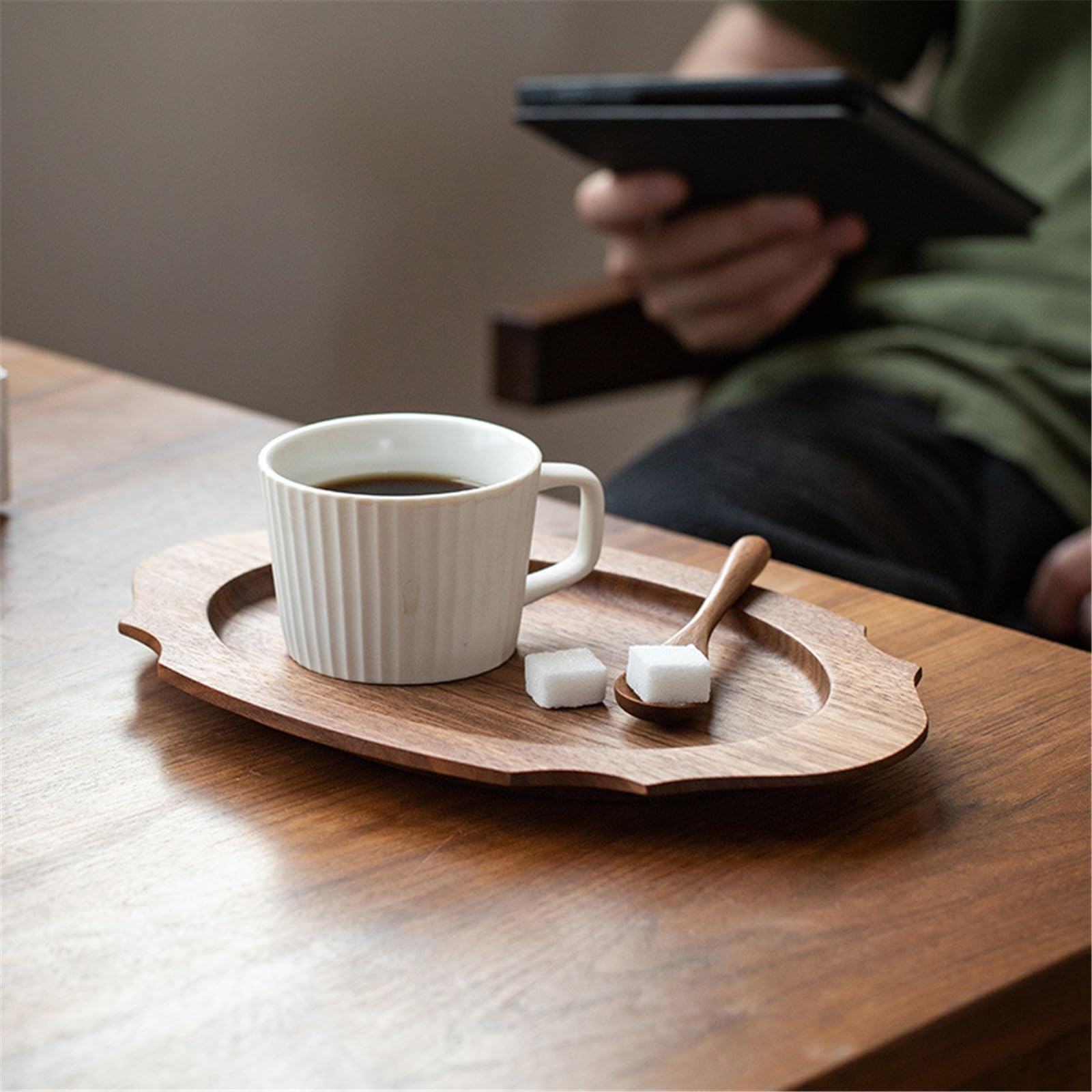 イギリス製 TILECRAFTS 木製トレイ ティートレイ ヴィンテージ イギリス アンティーク ティートレイ オーク 英国 お盆 雑貨「ウッド