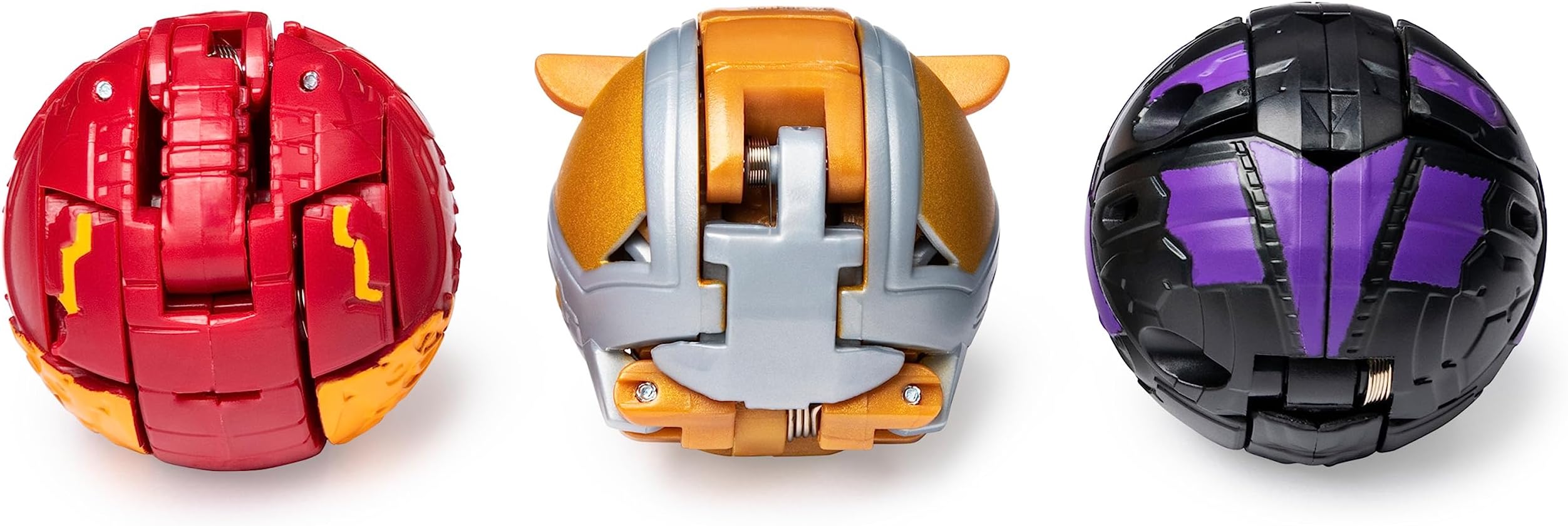 BAKUGAN Starter Pack 3-Pack, Aurelus Dragonoid, Collectible Action Figures, for Ages 6 and Up