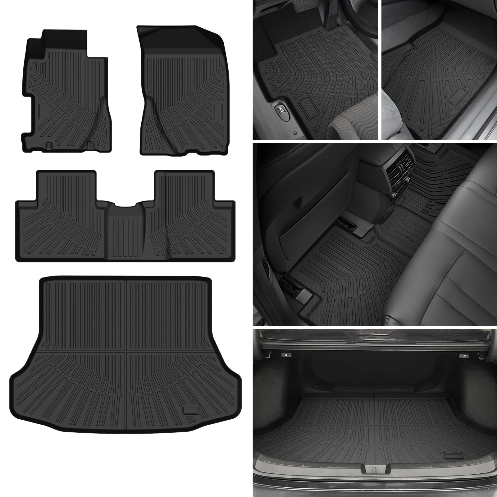 Floor Mats &amp; Cargo Liner Fit for Honda Civic (Only for Sedan) 2006-2011