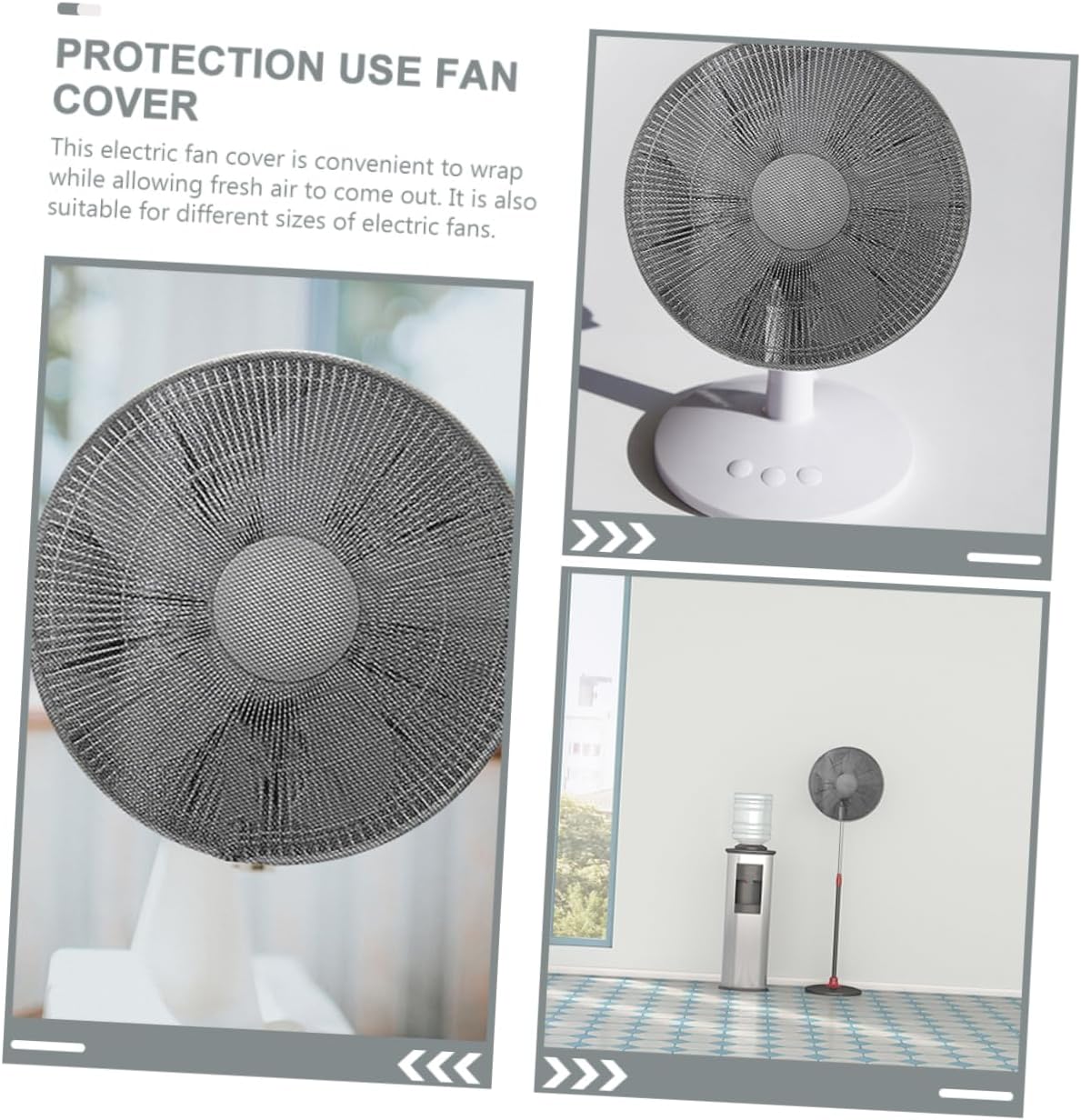 Safety Fan Cover for Room Mesh Design Fan Dust Protector Reusable Easy to Use