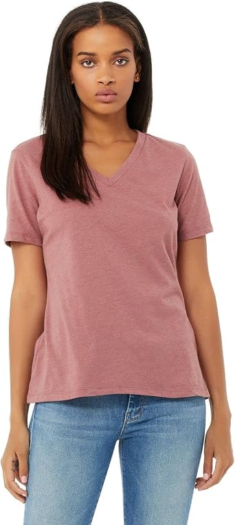 Womens Relaxed Jersey V-Neck Tee