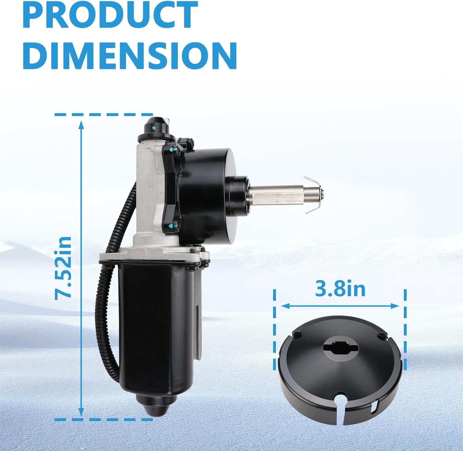 3317084.000U RV Awning Motor Drive Repair Kit Assembly Compatible with Dometic 9200 Series Power Awnings Replace 3316605.001 3316605.017 8962001.400U.