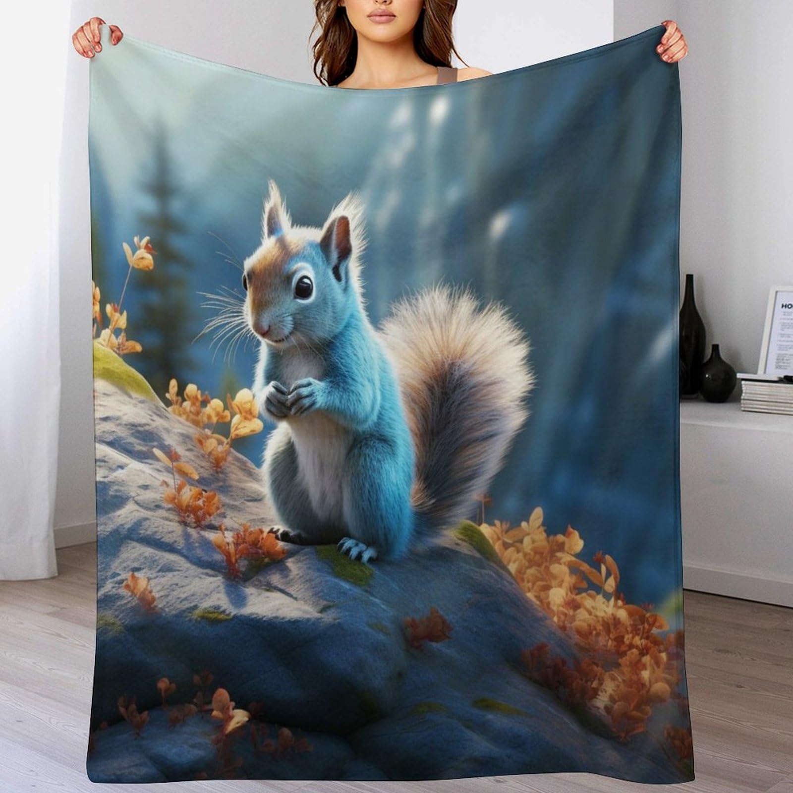 Manta de forro polar suave de 150x200 cm para niños adultos cama y sofa calida