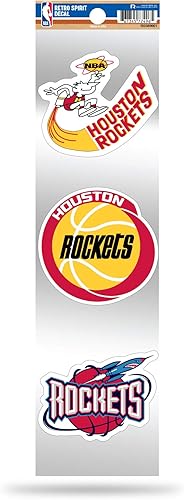 Miniatura 27 de Rico Industries NBA Basketball 3-Piece Retro Spirit Decals Retro Decal Set