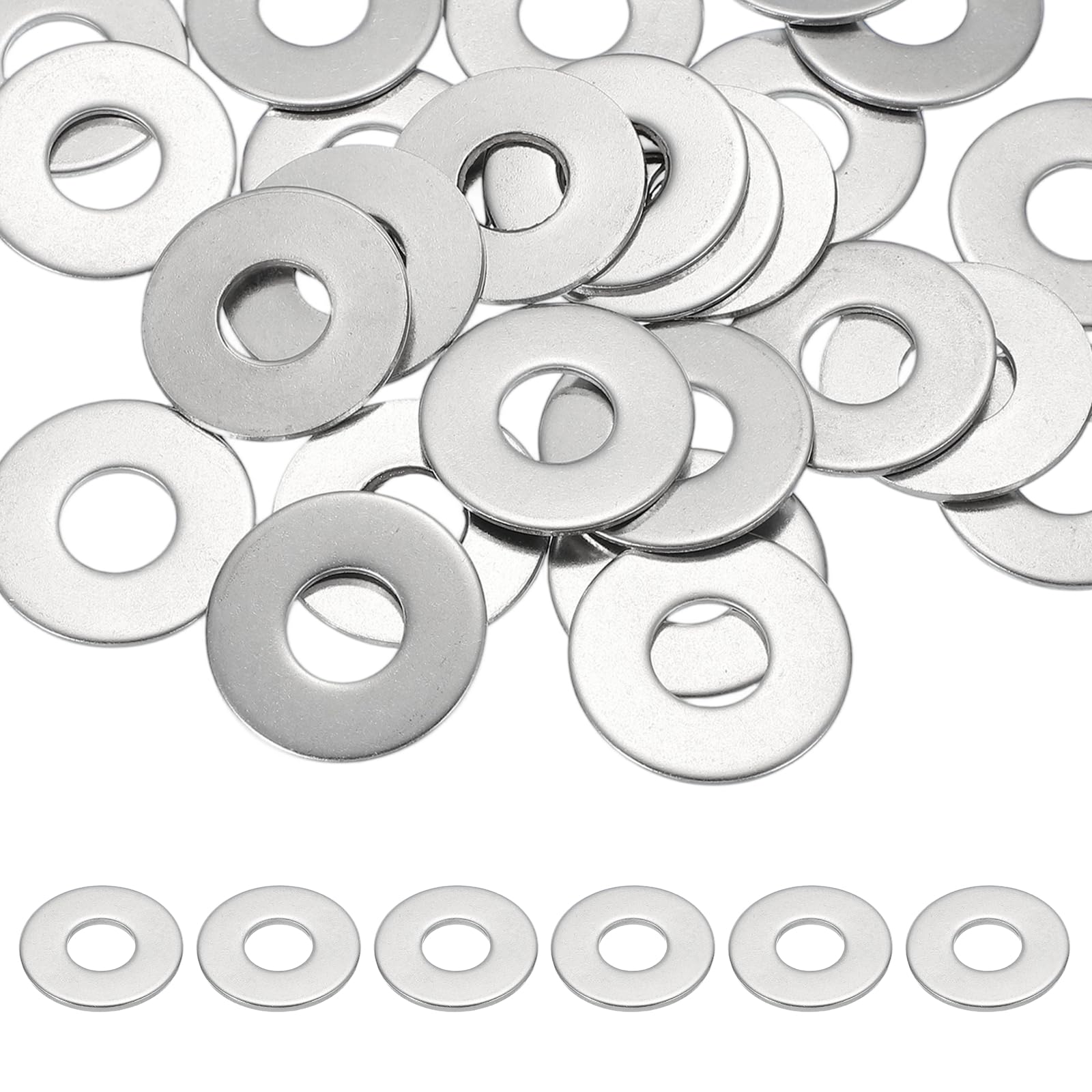 PATIKIL M14 x 37mm Metal Screw Washers Set, 36Pcs 304 Stainless Steel Flat Washers for Screws Bolts Factories Home Outdoor Projects