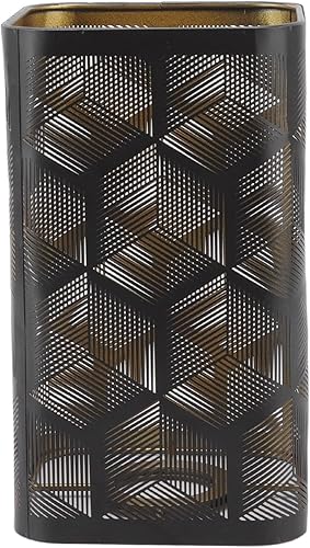 Miniatura 1 de Pantalla pequeña para lámpara E27 E26, moderna, decorativa, hueca, de metal, cilíndrica, pantalla para lámpara de mesa y lámpara de suelo, 7.9 x 4.5